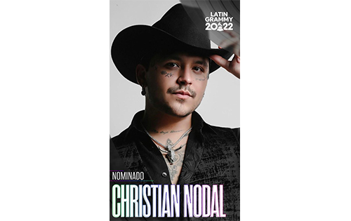 Christian Nodal será parte del concierto de los Latin Grammy 2022